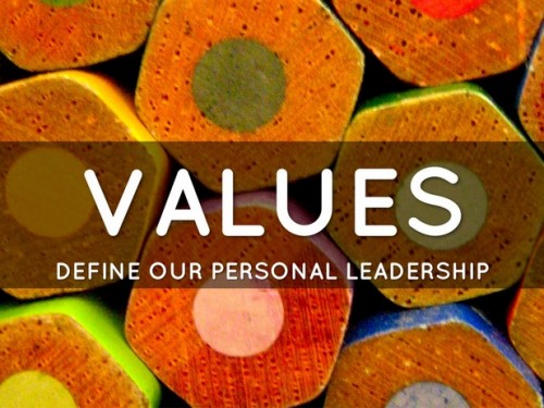 values define personal leadership