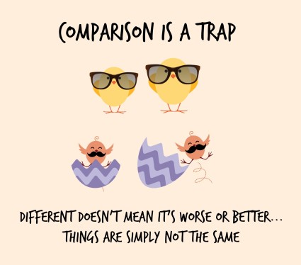 Comparison Traps focus on the gaps and miss the good