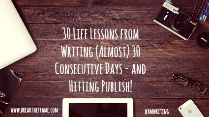 life lessons from writing